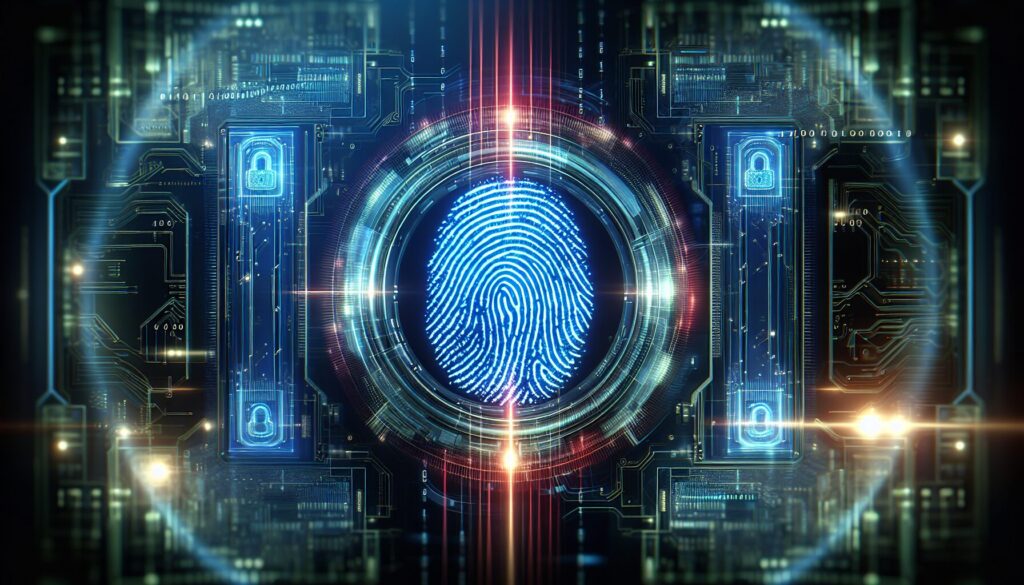 Fingerprint Background Chrome Roads: Next Generation Identity Management